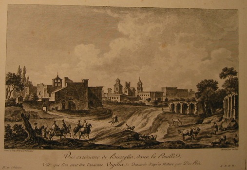 Duplessis Berteaux Jean Vue extérieure de Bisceglie dans la Pouille... 1783 Parigi 